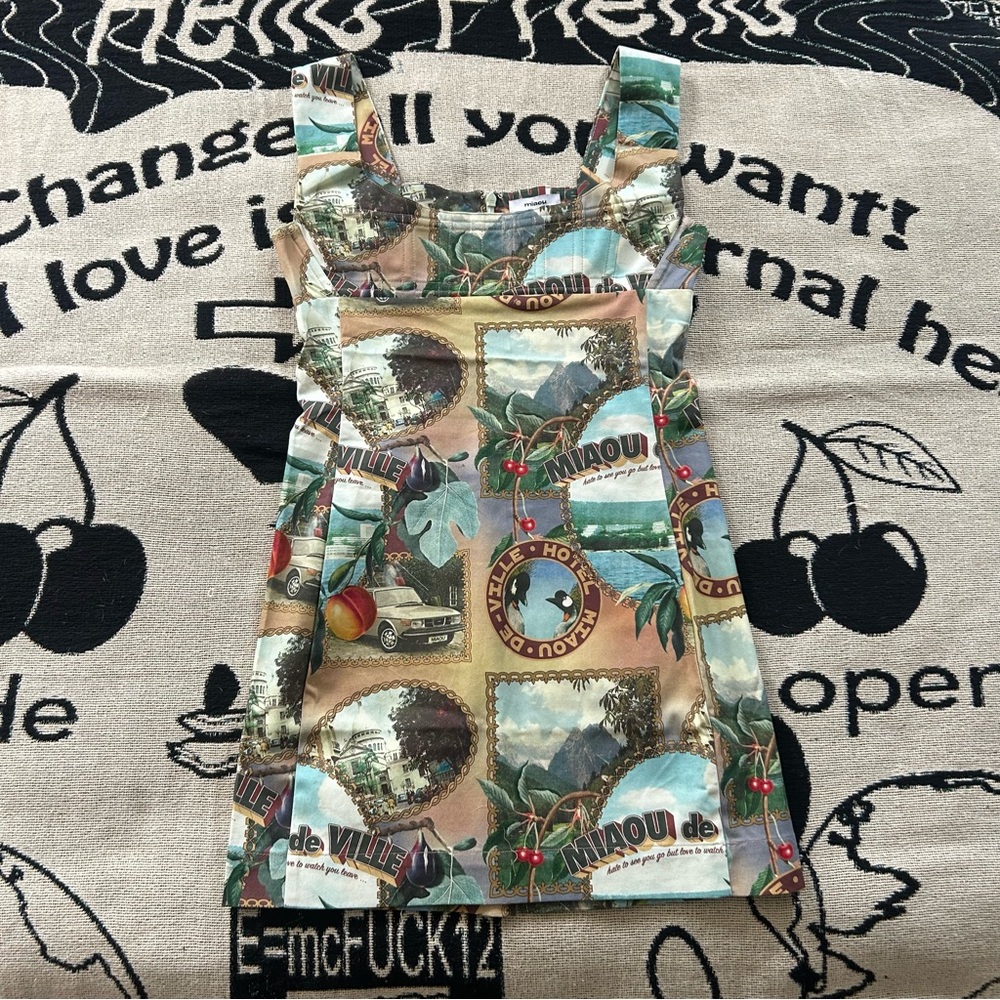 SOLD ON DEPOP Miaou Vivi Dress in Postcard